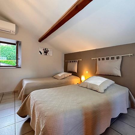 Chambres D'Hotes Les Clapas Chauzon Rum bild