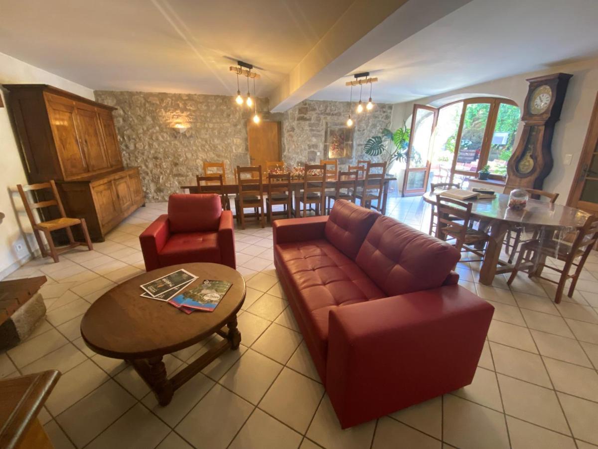 Chambres D'Hotes Les Clapas Chauzon Exteriör bild