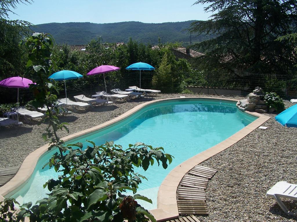 Chambres D'Hotes Les Clapas Chauzon Exteriör bild